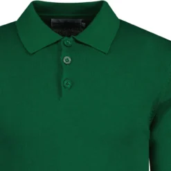 Brando 1960s Mod Knitted Polo (WS) -Classic Gents Fit Sales madcapengland brando ls polo green detail 46130.1671462730