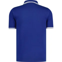 Empire Mod Big Collar Popcorn Waffle Polo In Black/Buckthorn -Classic Gents Fit Sales madcapengland empire polo tshirt blue back 94970.1687256103 1