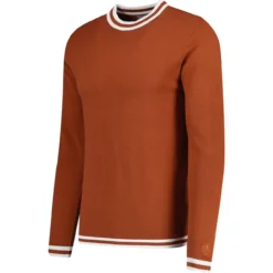 LS Moon Mod Tipped Knit Jumper (G) -Classic Gents Fit Sales madcapengland moon ls top ginger side 68598.1689696931 1