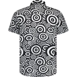 Trip Oz Targets Retro 60s S/S Shirt -Classic Gents Fit Sales madcapengland oz target shirt bw back 30703.1689761705