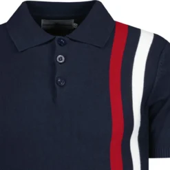 Beck Mod Racing Stripe Knit Polo B -Classic Gents Fit Sales madcapengland racing polo blazer detail 67987.1671462747