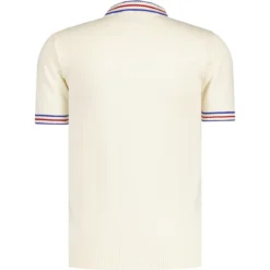 Wilson Pointelle Knit Mod Mock Turtleneck Tipped Tee In Zinfandel -Classic Gents Fit Sales madcapengland vneck pointelle tshirt white back 90214.1676647001 2