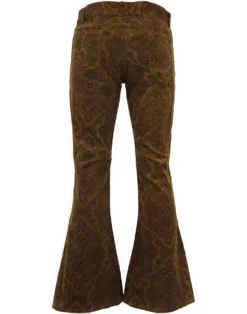 Paisley Rave Retro Cord Bellbottoms -Classic Gents Fit Sales paisley cord flares 2 77301.1679656833 1